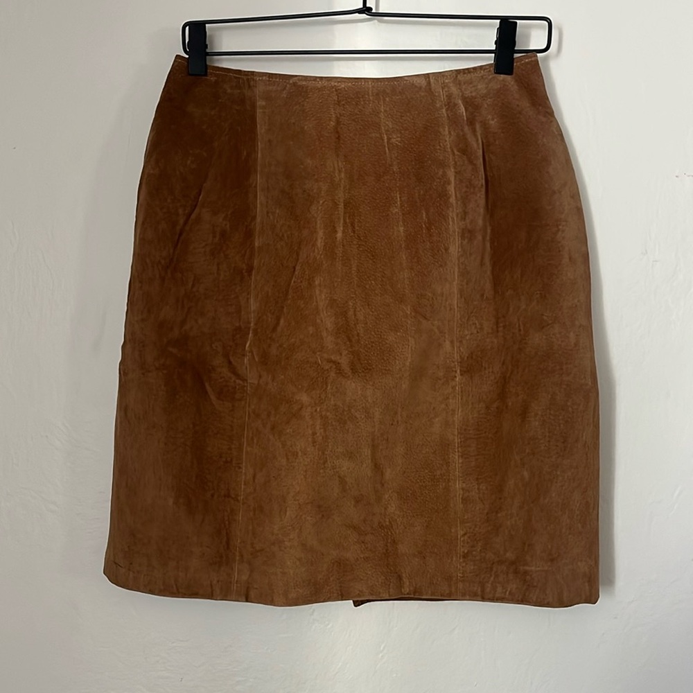Wilson’s Brown Suede Skirt